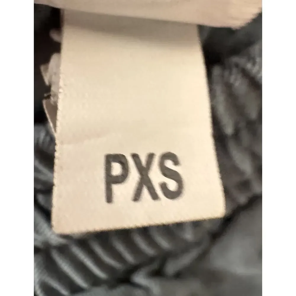 Banana Republic Petite XS Gray Luxe Lounge Cargo Jogger Pants Lyocell Linen